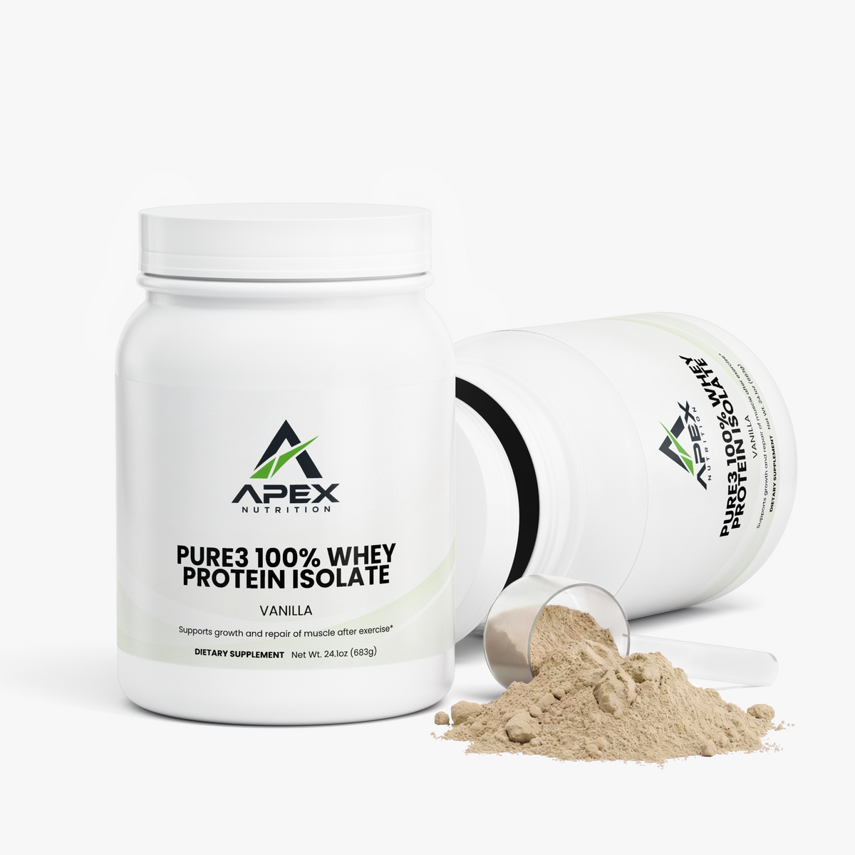 Pure3 100% Whey Protein Isolate (Vanilla)